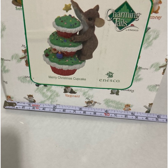 Charming Tails by Enesco, “Merry Christmas Cupcake” Figurine - Picture 10 of 10